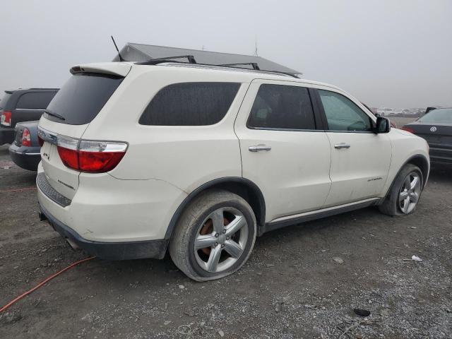 1C4SDJET3CC138673 - 2012 DODGE DURANGO CITADEL WHITE photo 3