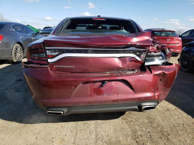 2C3CDXBG1KH636434 - 2019 DODGE CHARGER SXT RED photo 6