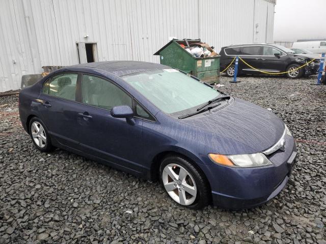 1HGFA16818L080205 - 2008 HONDA CIVIC EX BLUE photo 4