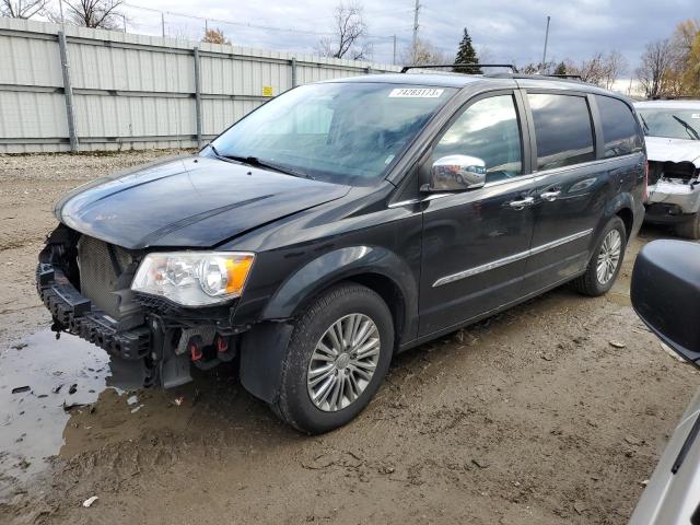 2C4RC1CGXDR806422 - 2013 CHRYSLER TOWN & COU TOURING L CHARCOAL photo 1