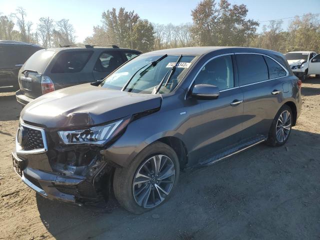 5J8YD7H54KL001851 - 2019 ACURA MDX SPORT HYBRID TECHNOLOGY GRAY photo 1