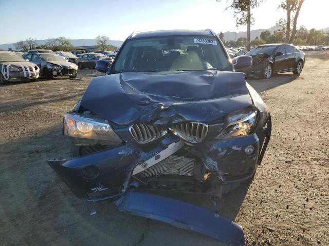 5UXWX9C57D0A25020 - 2013 BMW X3 XDRIVE28I BLUE photo 5