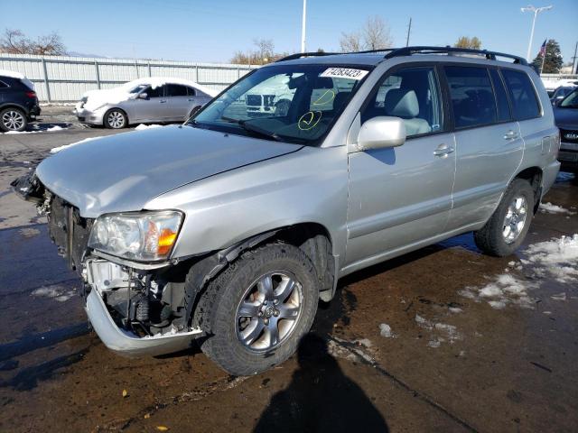 JTEEP21A670220074 - 2007 TOYOTA HIGHLANDER SPORT SILVER photo 1