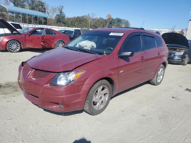 5Y2SL648X3Z424479 - 2003 PONTIAC VIBE BURGUNDY photo 1