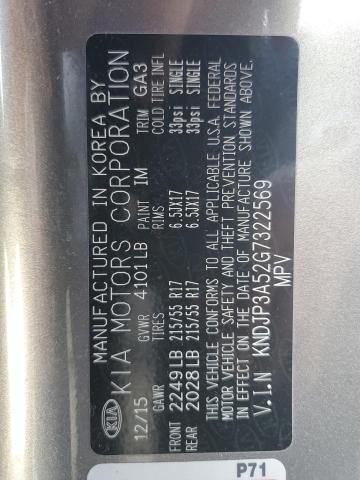 KNDJP3A52G7322569 - 2016 KIA SOUL + GRAY photo 12