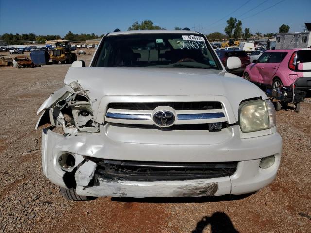 5TDZT38A76S281037 - 2006 TOYOTA SEQUOIA LIMITED WHITE photo 5