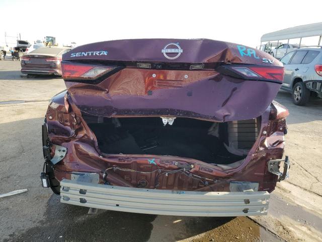 3N1AB8CV1RY364275 - 2024 NISSAN SENTRA SV BURGUNDY photo 6