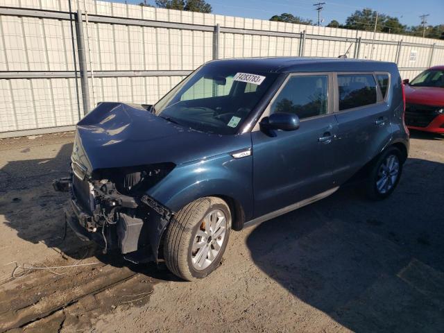 KNDJP3A59K7699313 - 2019 KIA SOUL + BLUE photo 1