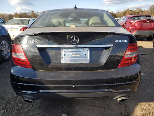 WDDGF8AB7DR256378 - 2013 MERCEDES-BENZ C 300 4MATIC BLACK photo 6