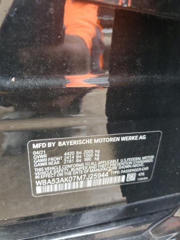 WBA53AK07M7J25944 - 2021 BMW 228I BLACK photo 13