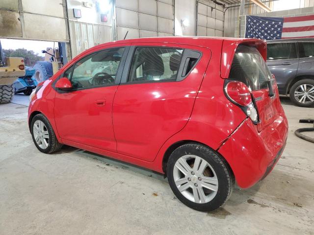 KL8CD6S98EC440854 - 2014 CHEVROLET SPARK 1LT RED photo 2