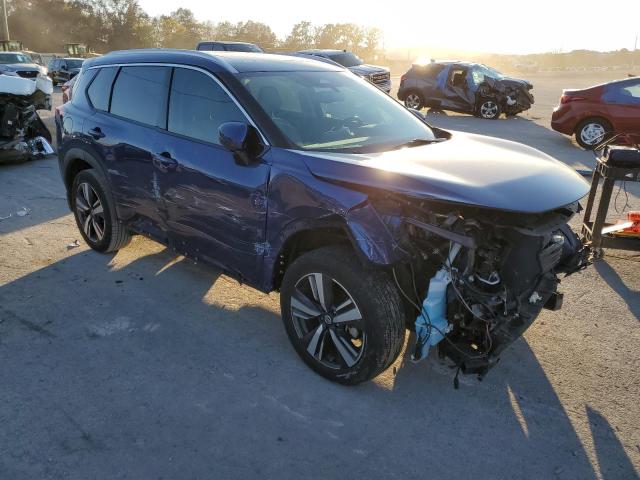 5N1AT3CA1MC705309 - 2021 NISSAN ROGUE SL BLUE photo 4