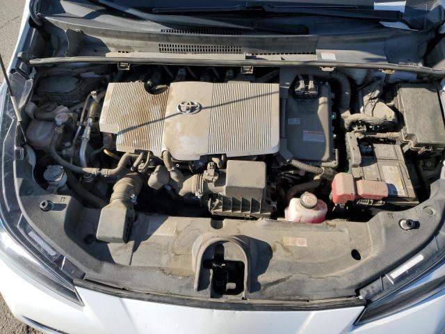 JTDL9MFU9M3027707 - 2021 TOYOTA PRIUS LE WHITE photo 11