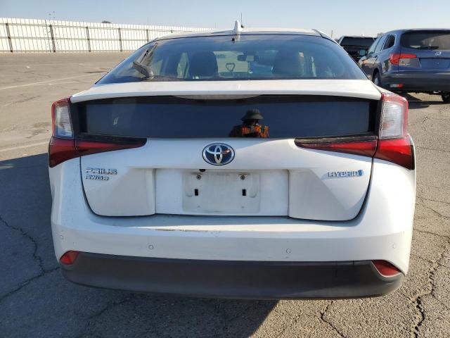 JTDL9MFU9M3027707 - 2021 TOYOTA PRIUS LE WHITE photo 6