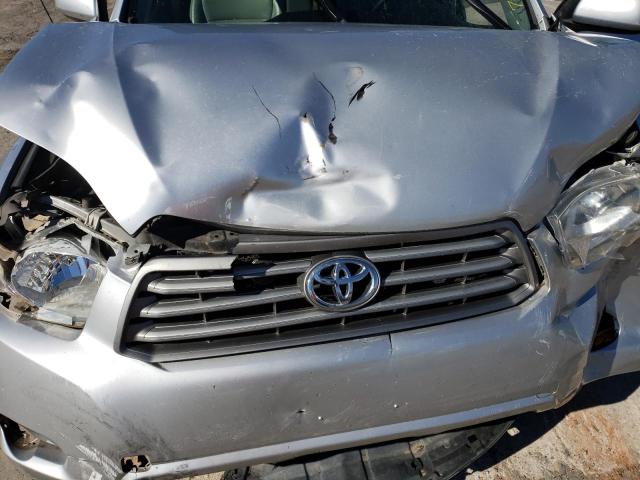 JTEDS41A692078659 - 2009 TOYOTA HIGHLANDER SILVER photo 12