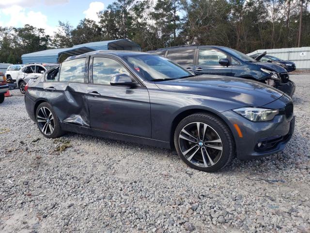 WBA8D9G55JNU67879 - 2018 BMW 330 XI Темно-сірий фото 4