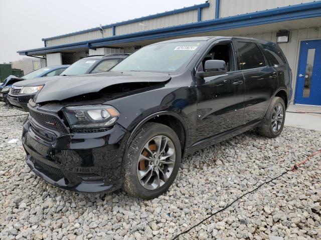 1C4RDJDG1KC827810 - 2019 DODGE DURANGO GT BLACK photo 1