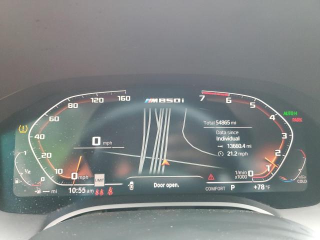 WBABC4C58KBJ35729 - 2019 BMW M850XI BLUE photo 9