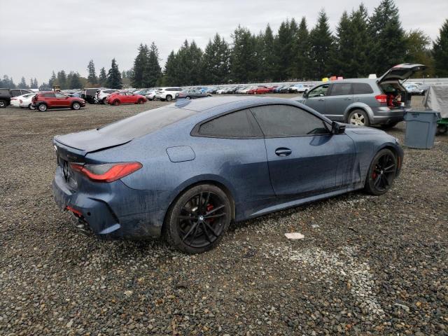 WBA13AR07MCF87547 - 2021 BMW M440XI BLUE photo 3