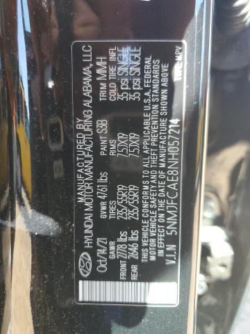 5NMJFCAE8NH057214 - 2022 HYUNDAI TUCSON SEL BLACK photo 12