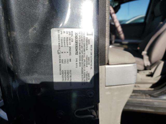 2CNDL53FX96244762 - 2009 CHEVROLET EQUINOX LT BLACK photo 12