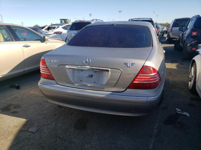 WDBNG70J84A387429 - 2004 MERCEDES-BENZ S 430 SILVER photo 6