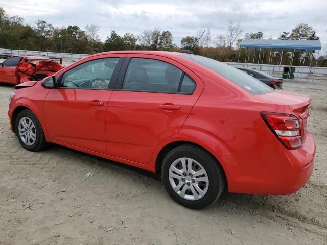 1G1JB5SH8J4123076 - 2018 CHEVROLET SONIC LS წითელი ფოტო 2