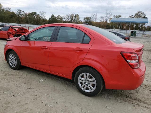 1G1JB5SH8J4123076 - 2018 CHEVROLET SONIC LS RED photo 2