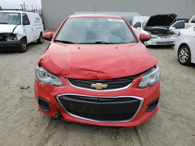 1G1JB5SH8J4123076 - 2018 CHEVROLET SONIC LS RED photo 5