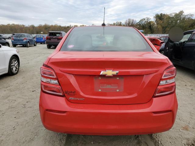 1G1JB5SH8J4123076 - 2018 CHEVROLET SONIC LS წითელი ფოტო 6