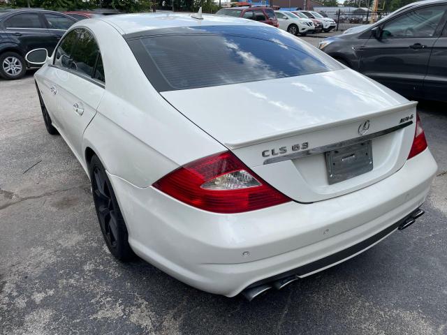 WDDDJ77XX7A101809 - 2007 MERCEDES-BENZ CLS 63 AMG WHITE photo 3