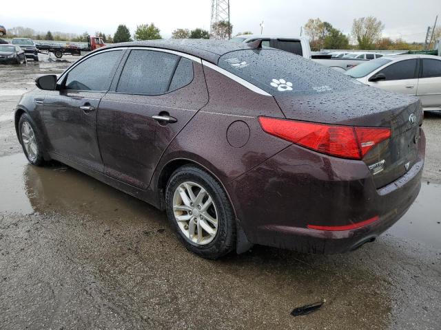 5XXGM4A79DG200644 - 2013 KIA OPTIMA LX MAROON photo 2