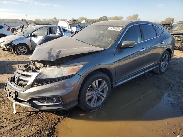 5J6TF1H56EL000862 - 2014 HONDA CROSSTOUR EXL ნაცრისფერი ფოტო 1