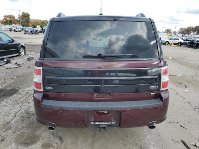 2FMHK6C83KBA24954 - 2019 FORD FLEX SEL BURGUNDY photo 6