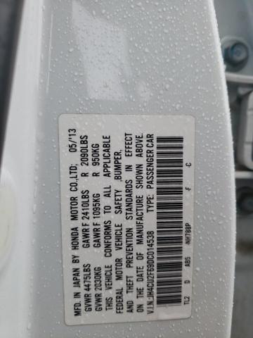 JH4CU2F69DC014538 - 2013 ACURA TSX TECH WHITE photo 13