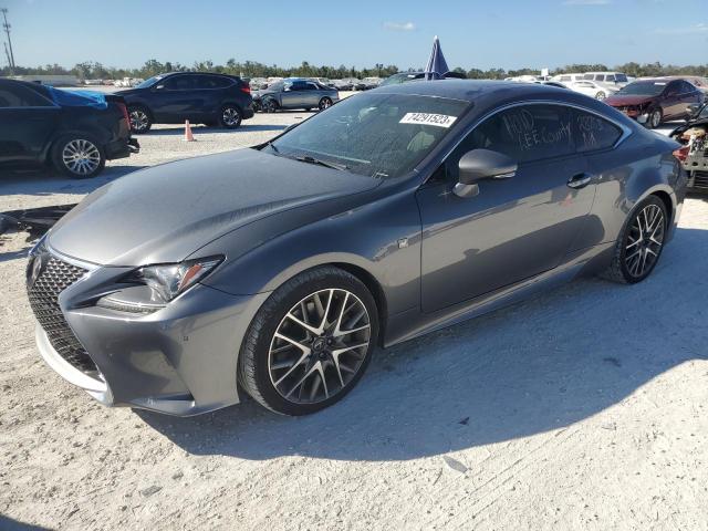 JTHHE5BC9F5008858 - 2015 LEXUS RC 350 GRAY photo 1