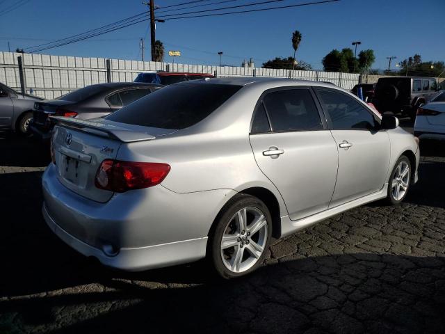 1NXBE40E59Z025037 - 2009 TOYOTA COROLLA XRS GRAY photo 3