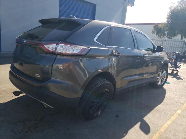 2FMPK3J96JBB26673 - 2018 FORD EDGE SEL CHARCOAL photo 3