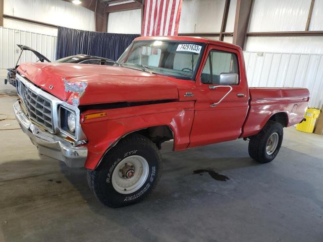 F14HLCA7396 - 1978 FORD F-150 RED photo 1