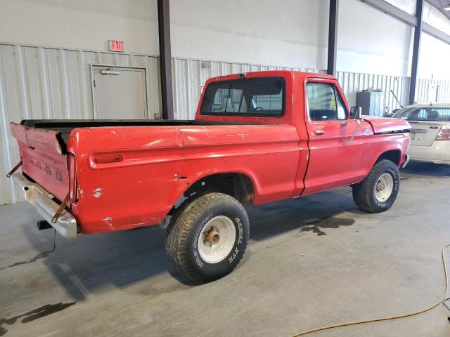 F14HLCA7396 - 1978 FORD F-150 RED photo 3