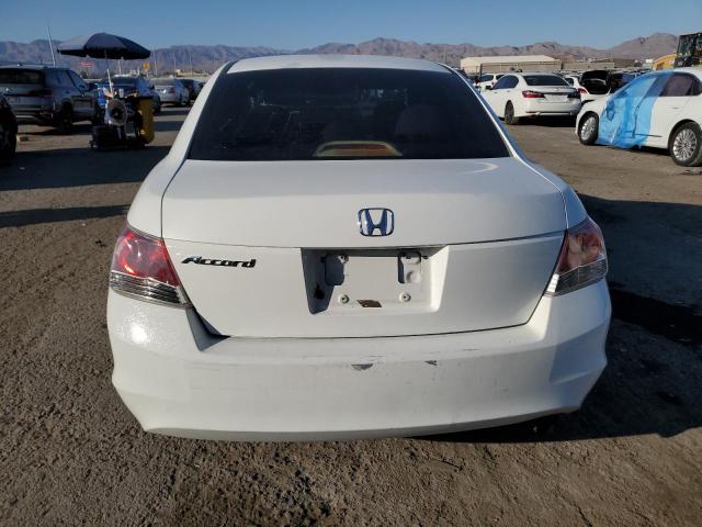 JHMCP26348C039687 - 2008 HONDA ACCORD LX WHITE photo 6