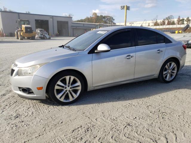 1G1PG5SBXD7104510 - 2013 CHEVROLET CRUZE LTZ SILVER photo 1