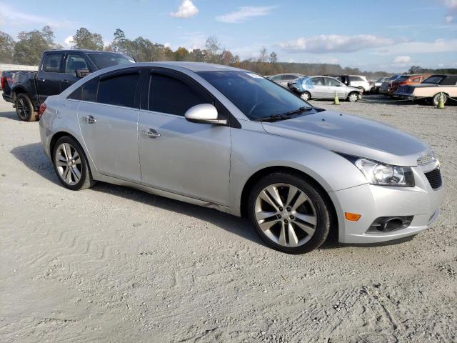 1G1PG5SBXD7104510 - 2013 CHEVROLET CRUZE LTZ SILVER photo 4