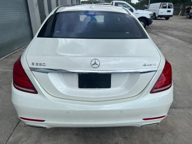 WDDUG8FB5FA094311 - 2015 MERCEDES-BENZ S 550 4MATIC WHITE photo 6