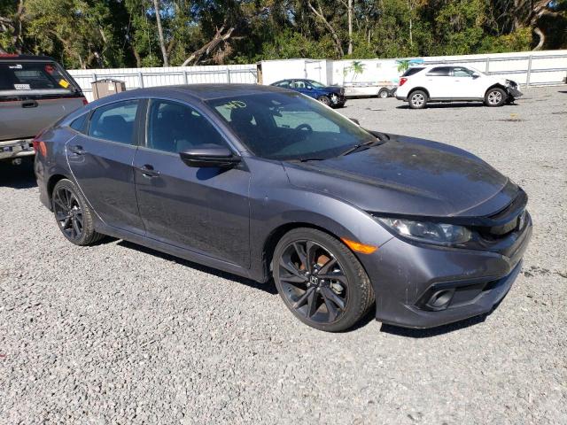 2HGFC2F89LH554102 - 2020 HONDA CIVIC SPORT 灰色 照片 4