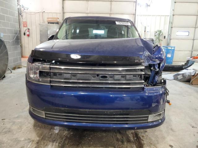 2FMHK6C84DBD15322 - 2013 FORD FLEX SEL BLUE photo 5