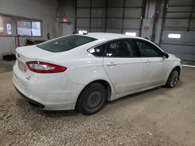 3FA6P0T90FR153864 - 2015 FORD FUSION SE WHITE photo 3