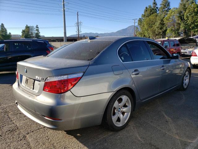 WBANU53538CT14764 - 2008 BMW 528 I GRAY photo 3