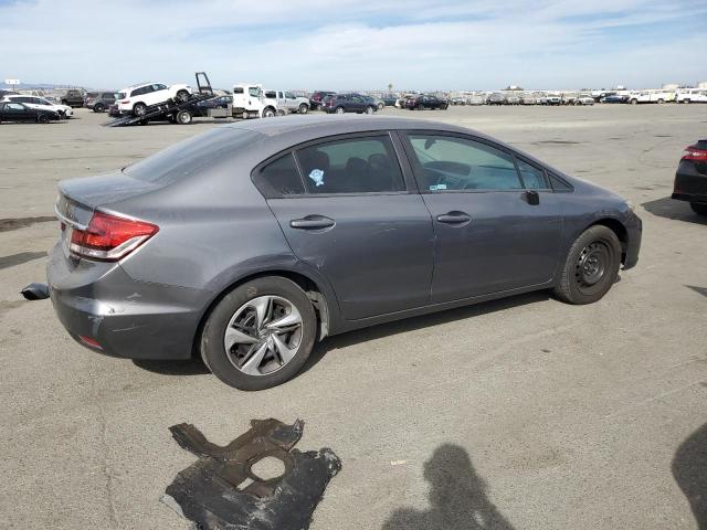 19XFB2F51DE258673 - 2013 HONDA CIVIC LX GRAY photo 3