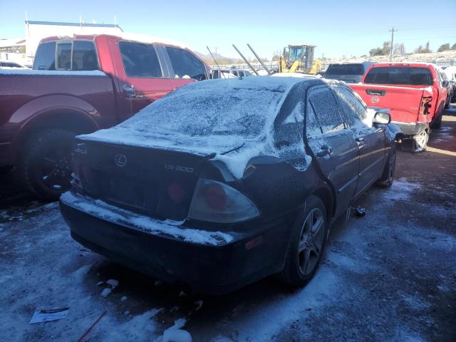 JTHBD192150100556 - 2005 LEXUS IS 300 BLACK photo 3